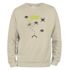 Space Dude Baskılı Regular Sweatshirt