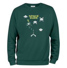 Space Dude Baskılı Regular Sweatshirt
