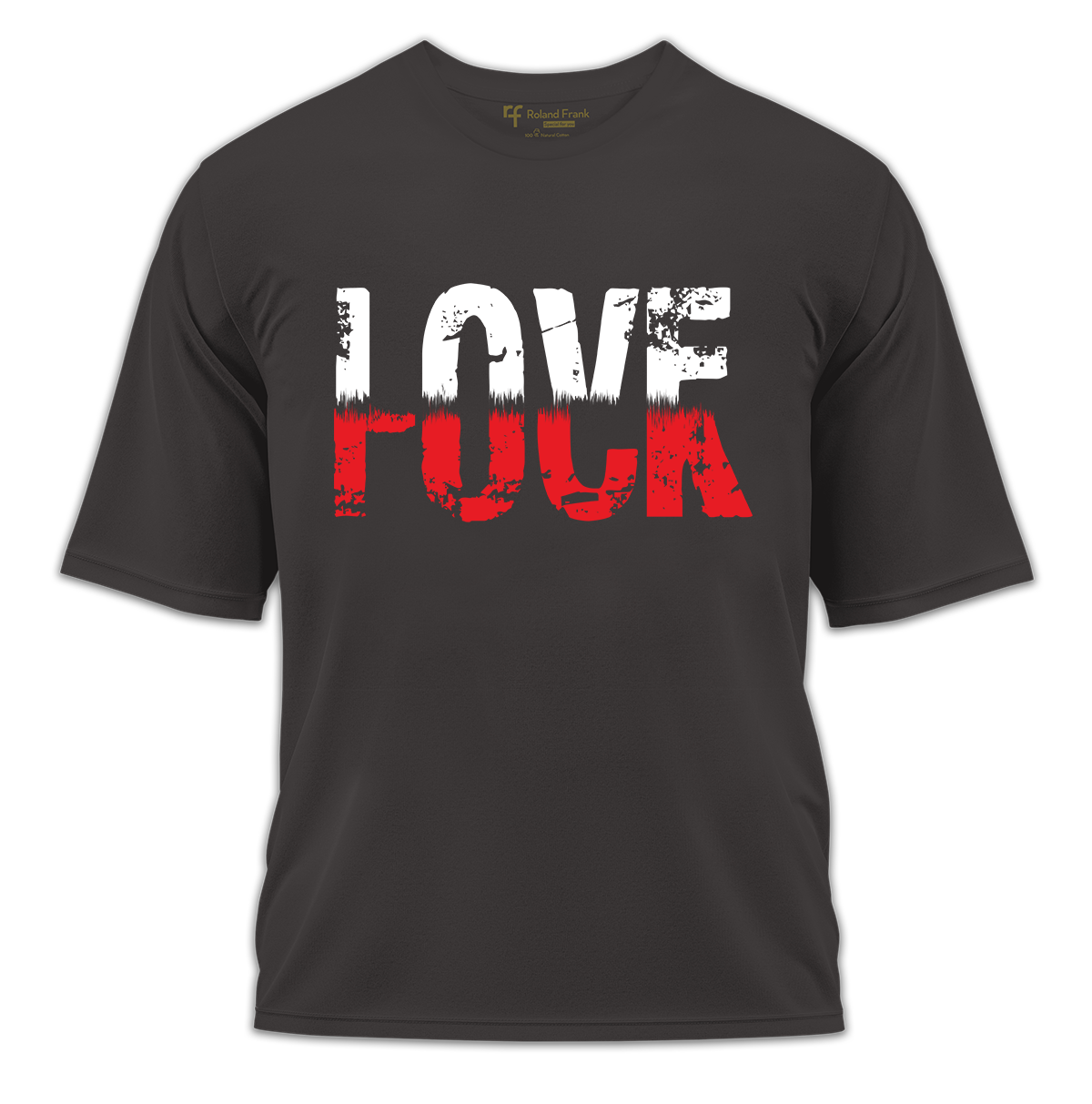 LoveFuck Baskılı Oversize Tişört