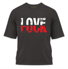LoveFuck Baskılı Oversize Tişört