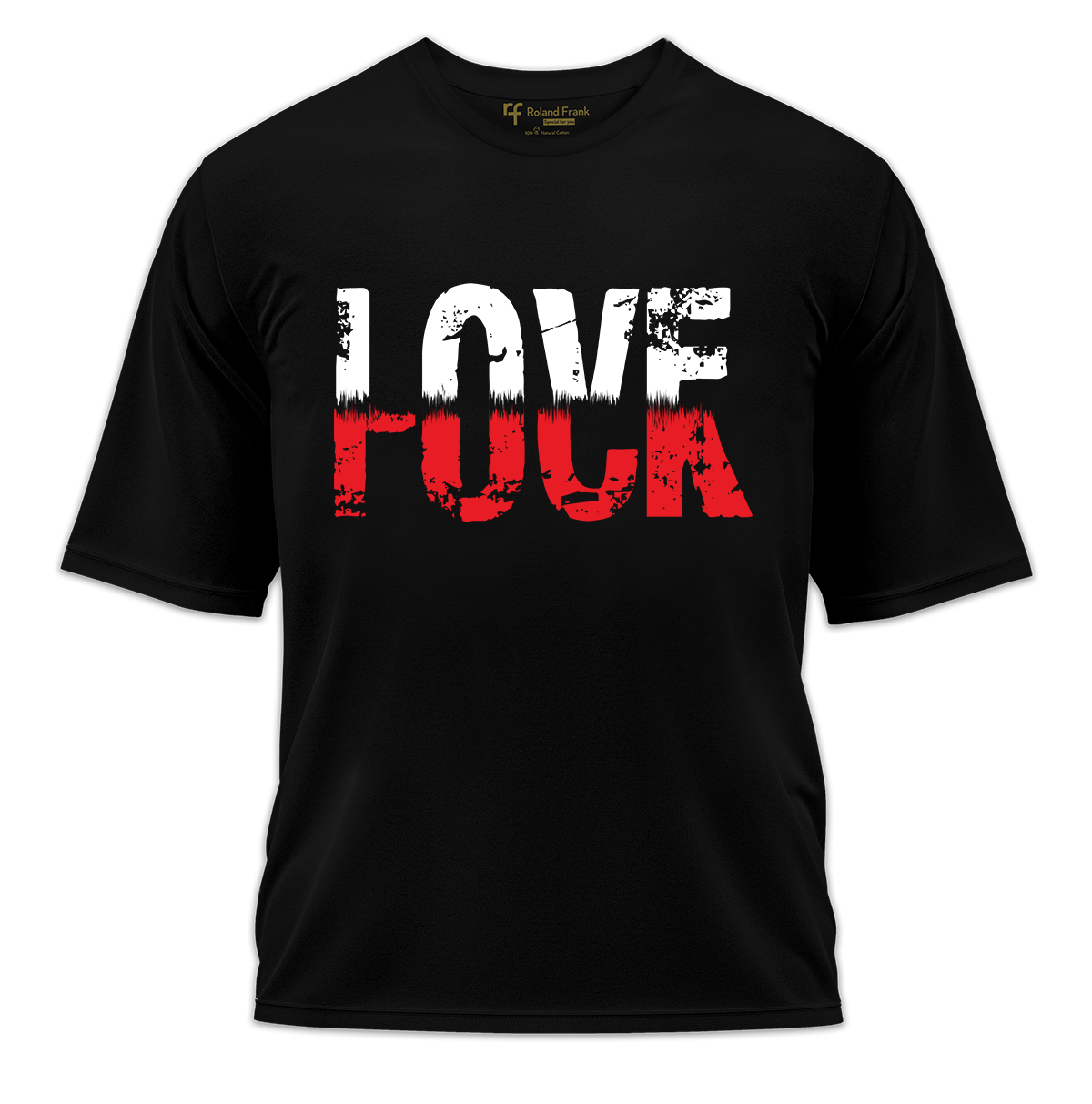 LoveFuck Baskılı Oversize Tişört