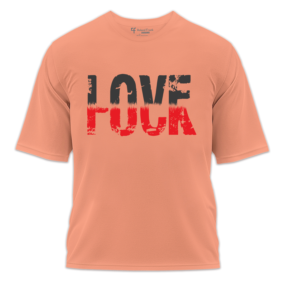 LoveFuck Baskılı Oversize Tişört