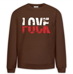 LoveFuck Baskılı Premium Oversize Sweatshirt