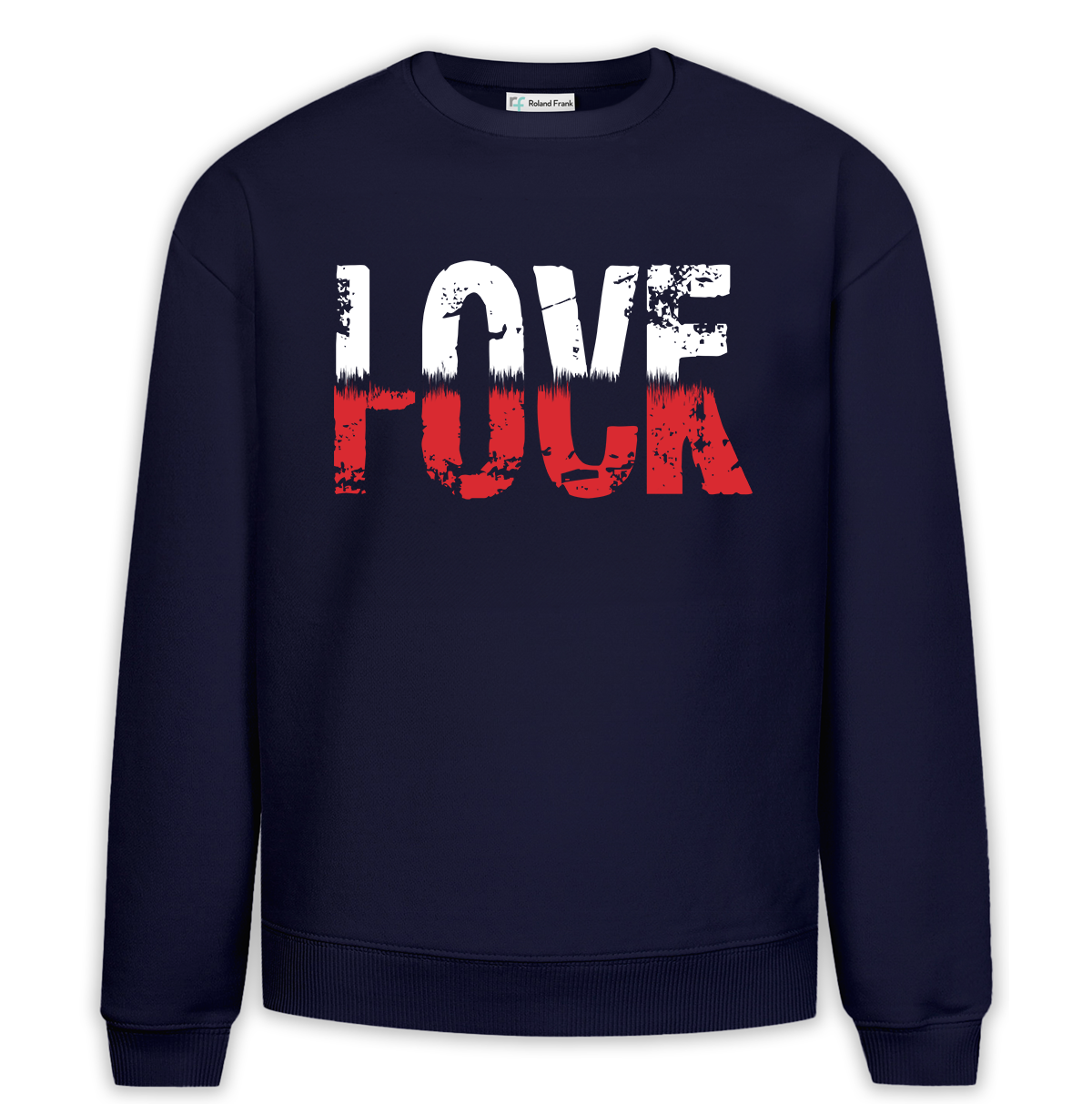 LoveFuck Baskılı Premium Oversize Sweatshirt