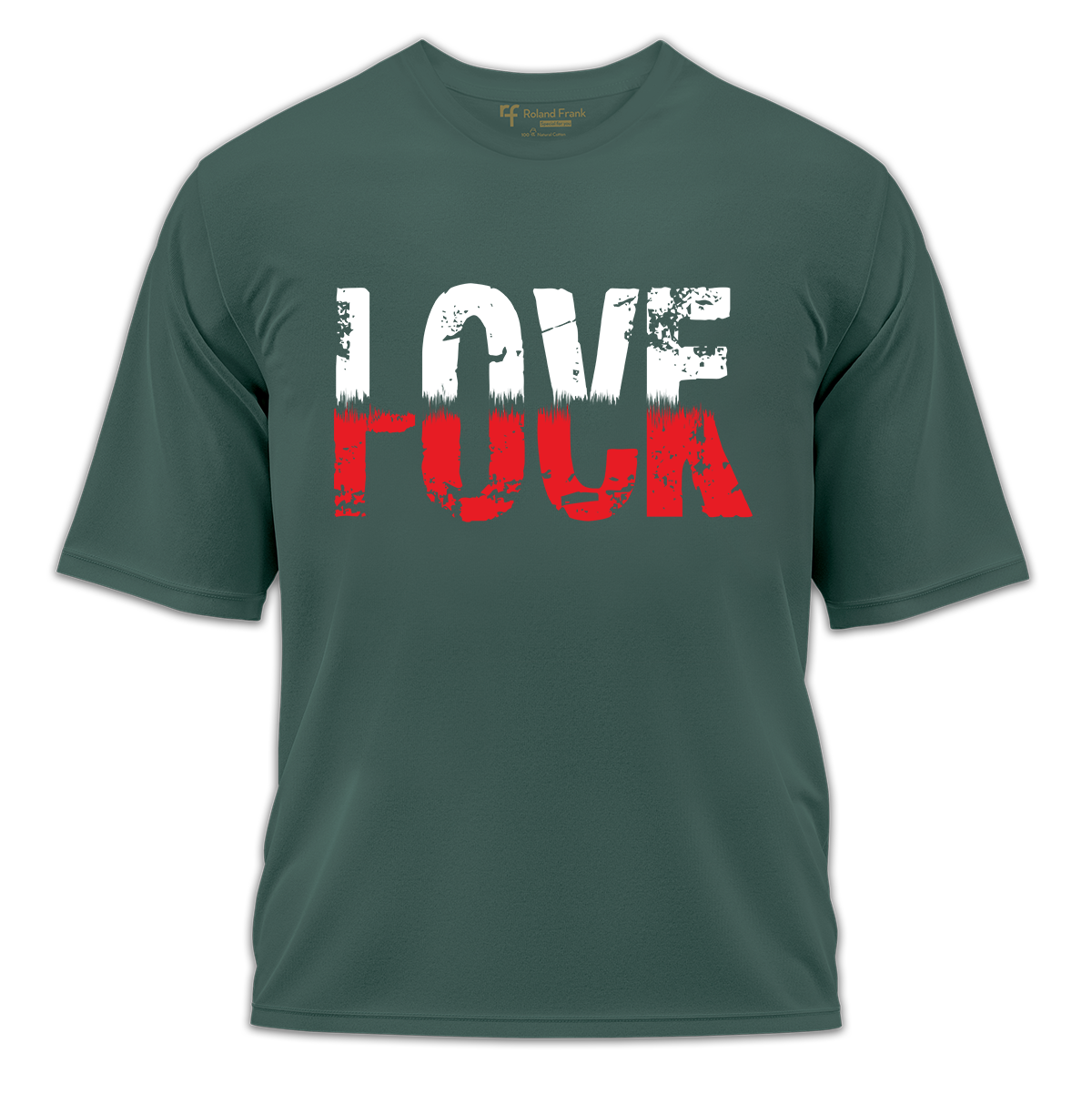 LoveFuck Baskılı Oversize Tişört