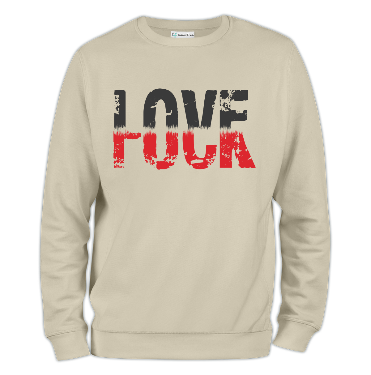 LoveFuck Baskılı Regular Sweatshirt