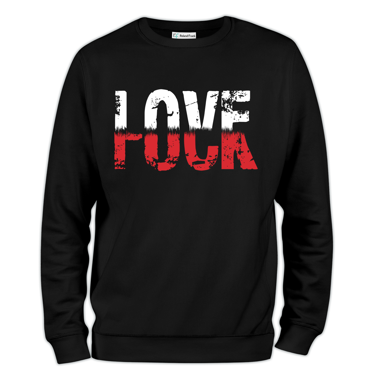 LoveFuck Baskılı Regular Sweatshirt