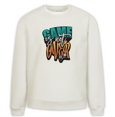 Game is Not Over Baskılı Premium Oversize Sweatshirt