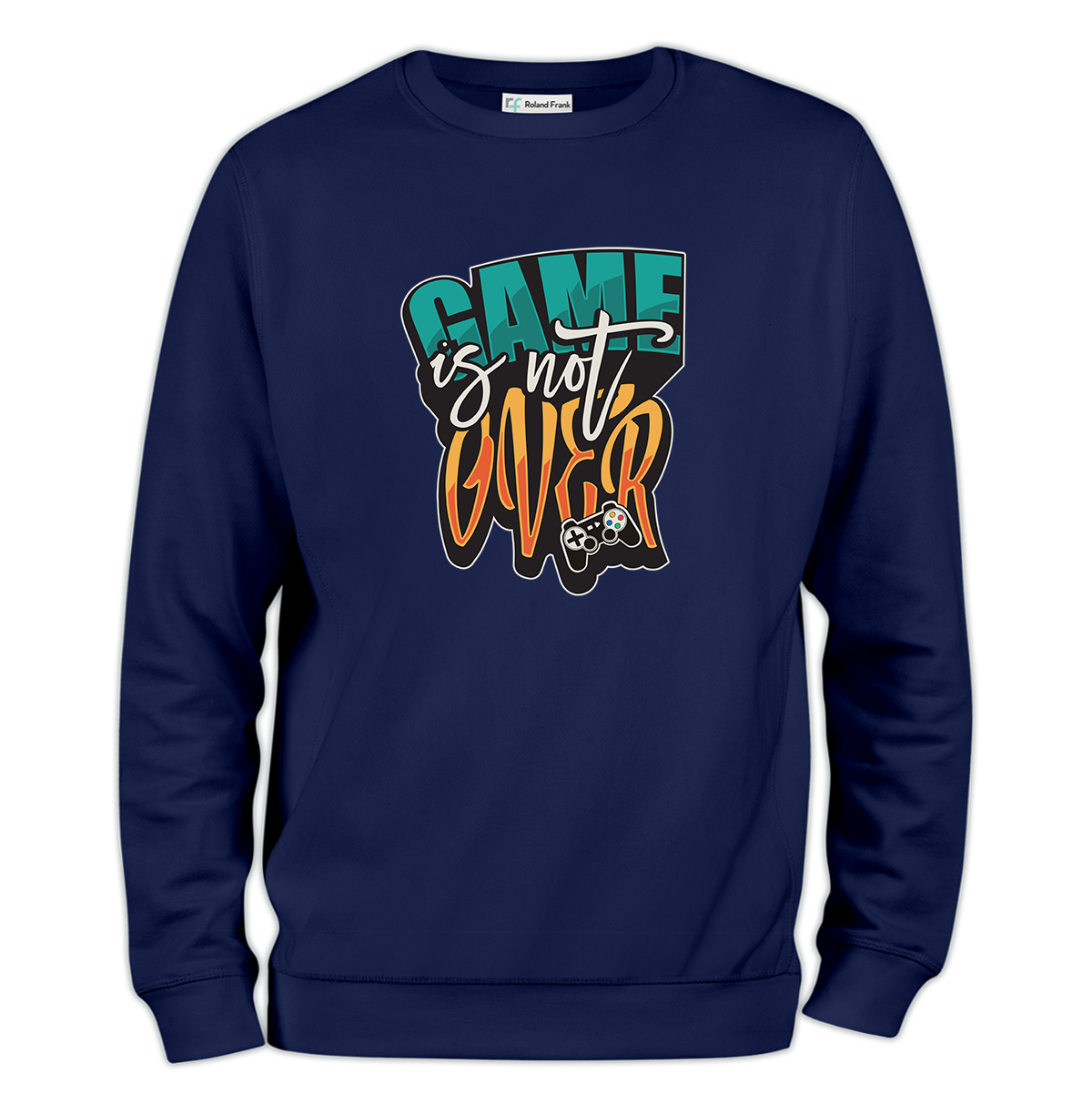 Game is Not Over Baskılı Regular Sweatshirt
