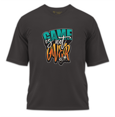 Game is Not Over Baskılı Oversize Tişört