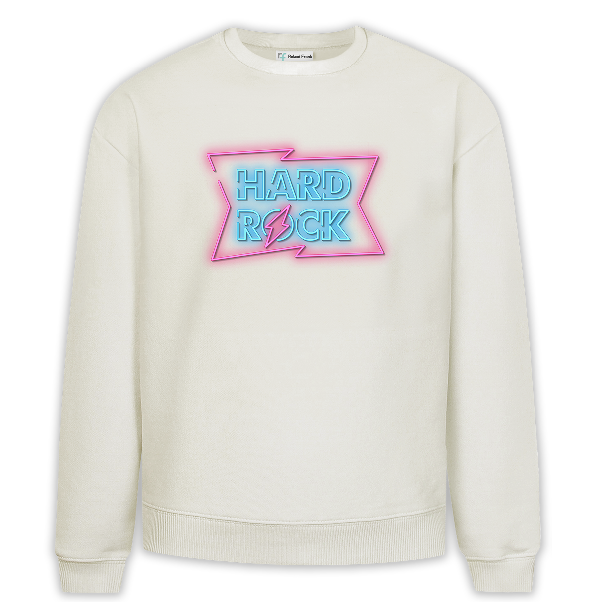 Hard Rock Baskılı Premium Oversize Sweatshirt