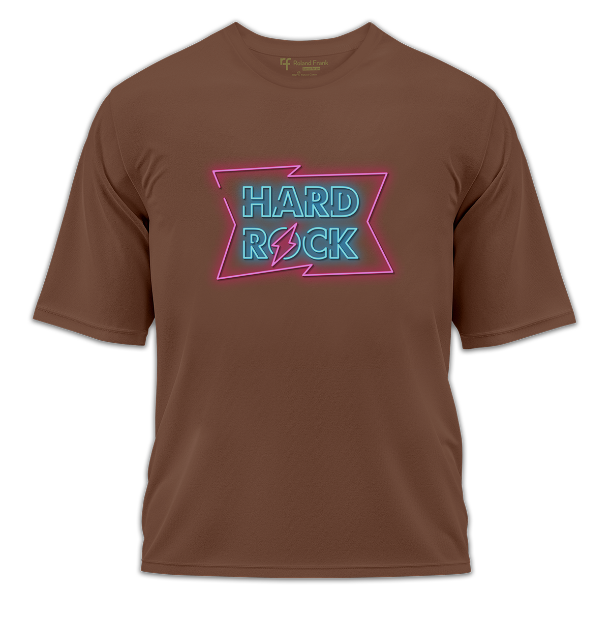 Hard Rock Baskılı Oversize Tişört