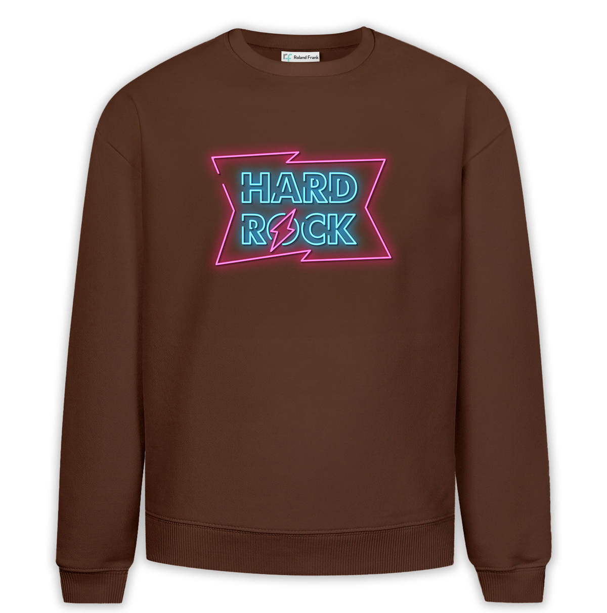 Hard Rock Baskılı Premium Oversize Sweatshirt