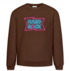 Hard Rock Baskılı Premium Oversize Sweatshirt