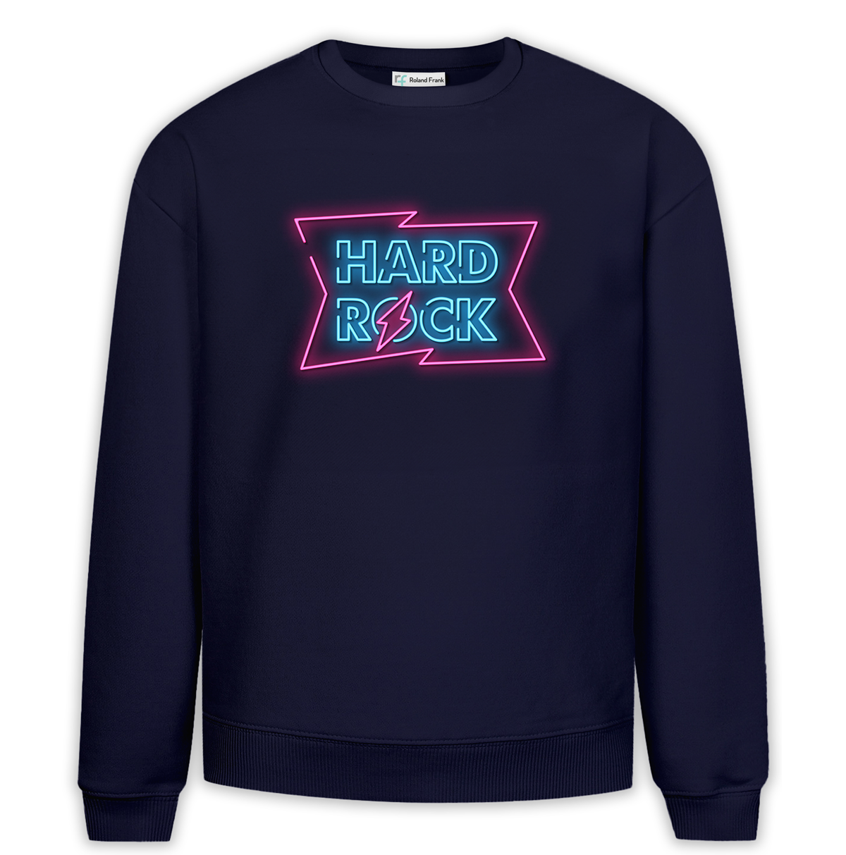 Hard Rock Baskılı Premium Oversize Sweatshirt