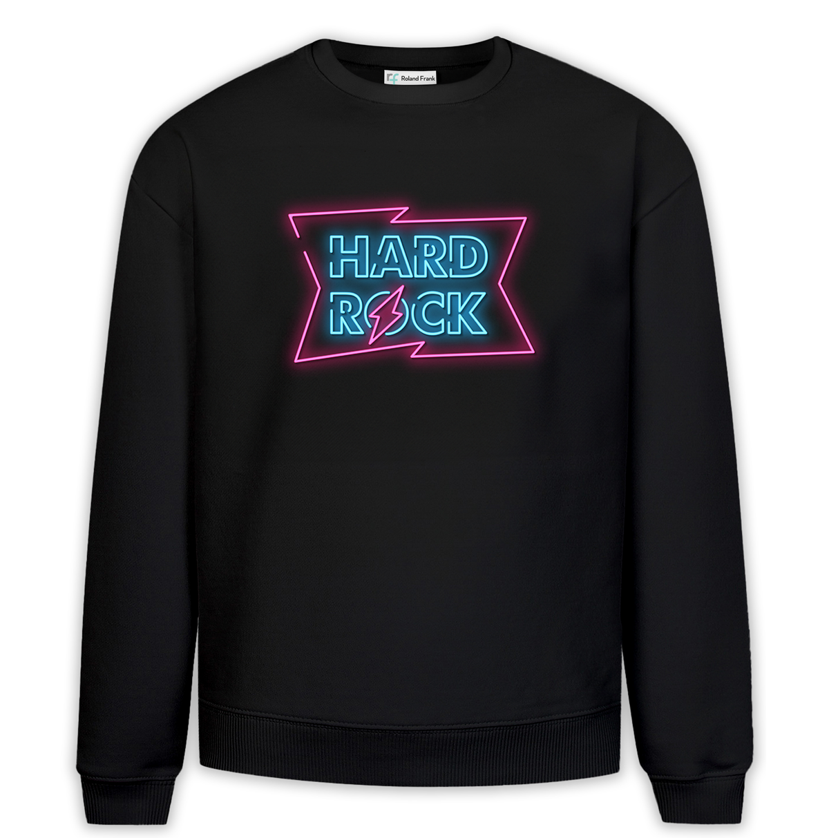 Hard Rock Baskılı Premium Oversize Sweatshirt