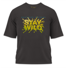 Stay Wild Baskılı Oversize Tişört