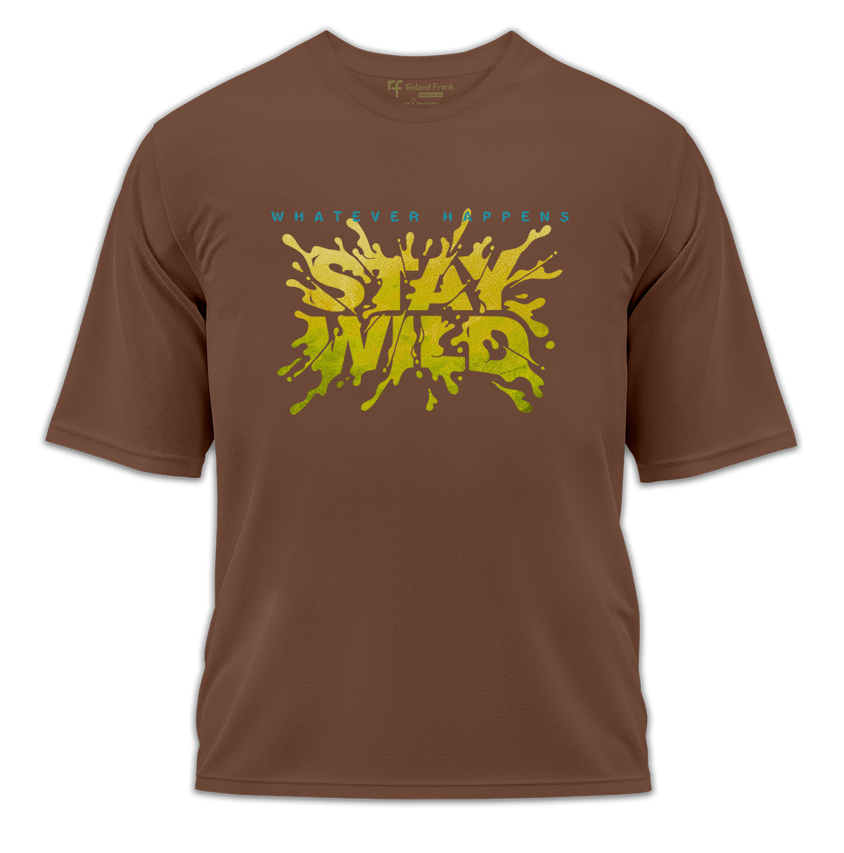 Stay Wild Baskılı Oversize Tişört
