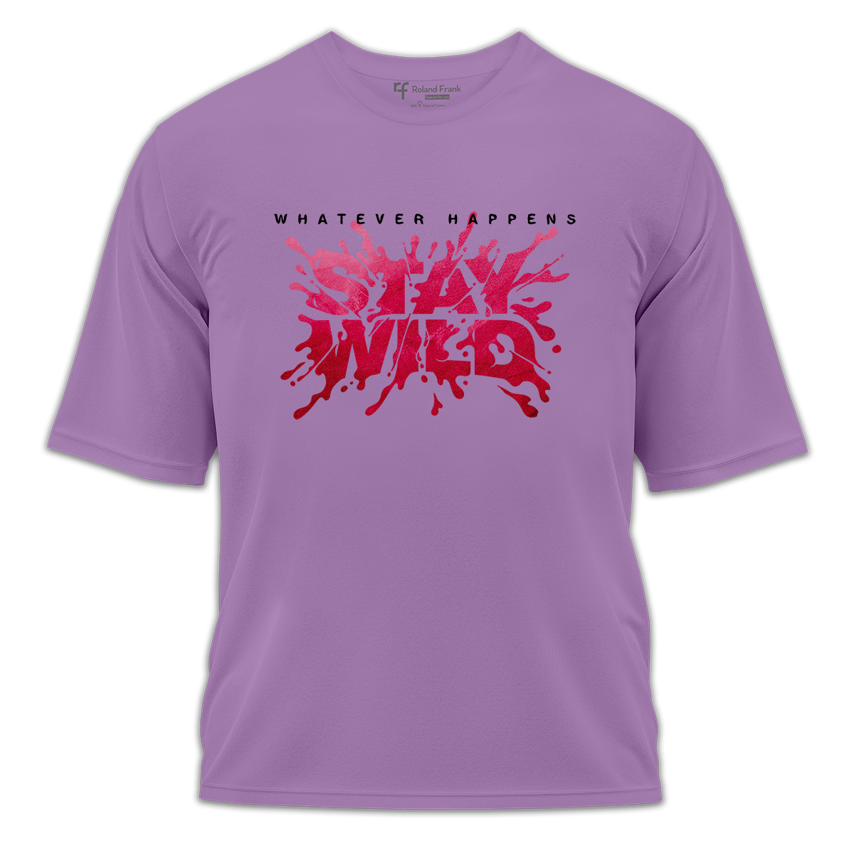 Stay Wild Baskılı Oversize Tişört