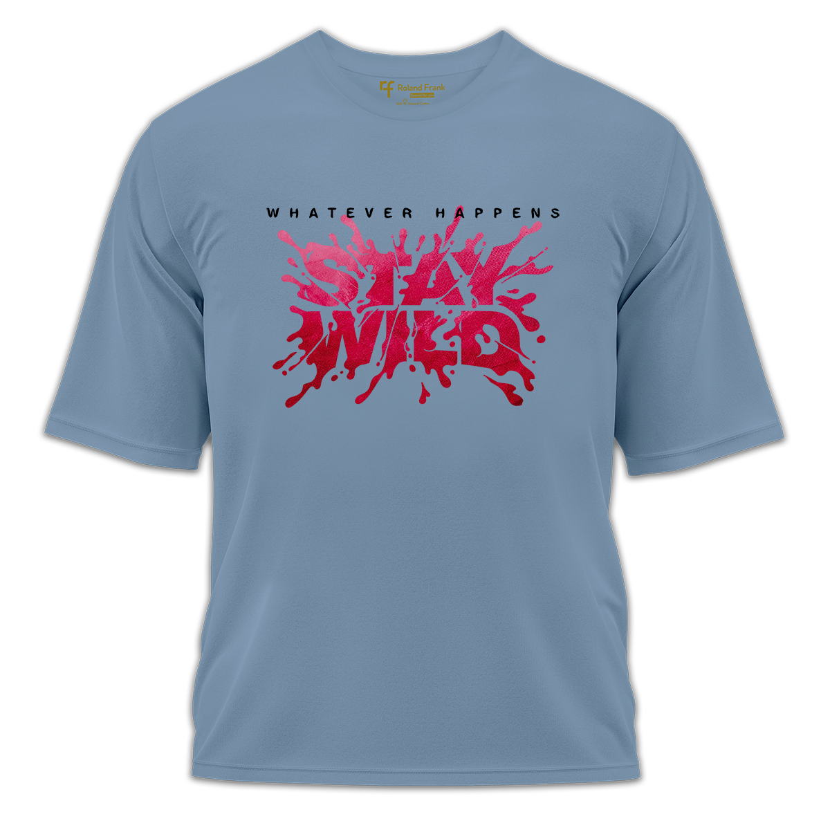 Stay Wild Baskılı Oversize Tişört