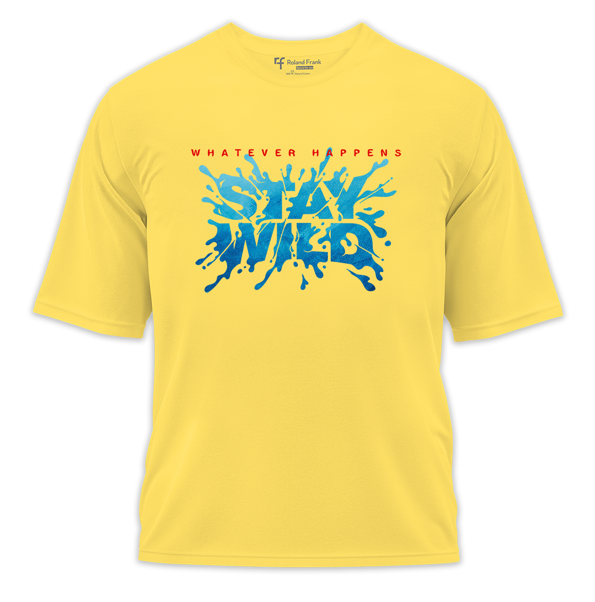 Stay Wild Baskılı Oversize Tişört