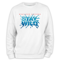 Stay Wild Baskılı Regular Sweatshirt