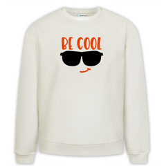 Be Cool Baskılı Premium Oversize Sweatshirt
