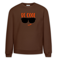 Be Cool Baskılı Premium Oversize Sweatshirt