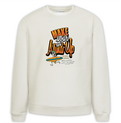 Make Your Mind Up Baskılı Premium Oversize Sweatshirt