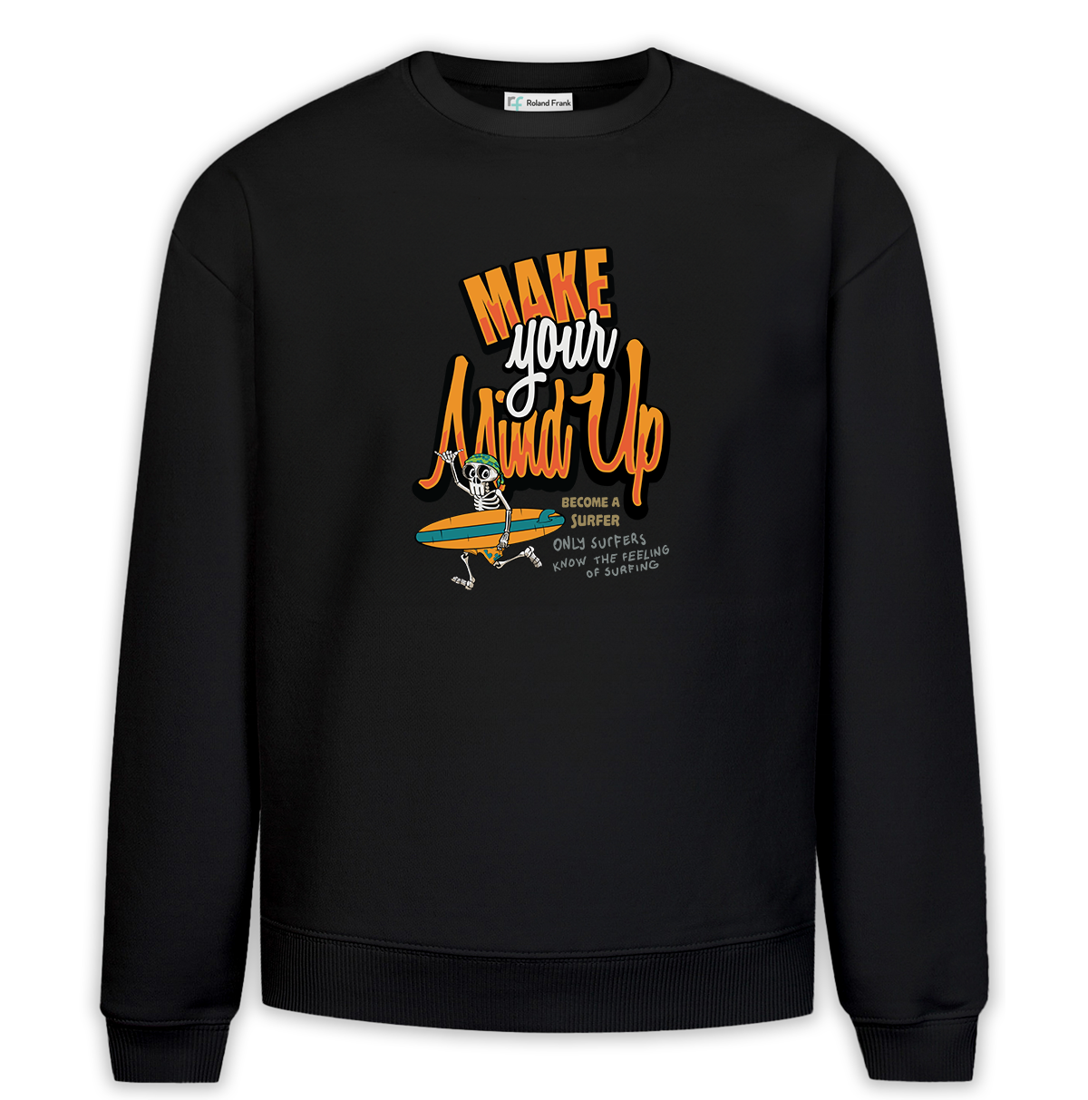 Make Your Mind Up Baskılı Premium Oversize Sweatshirt