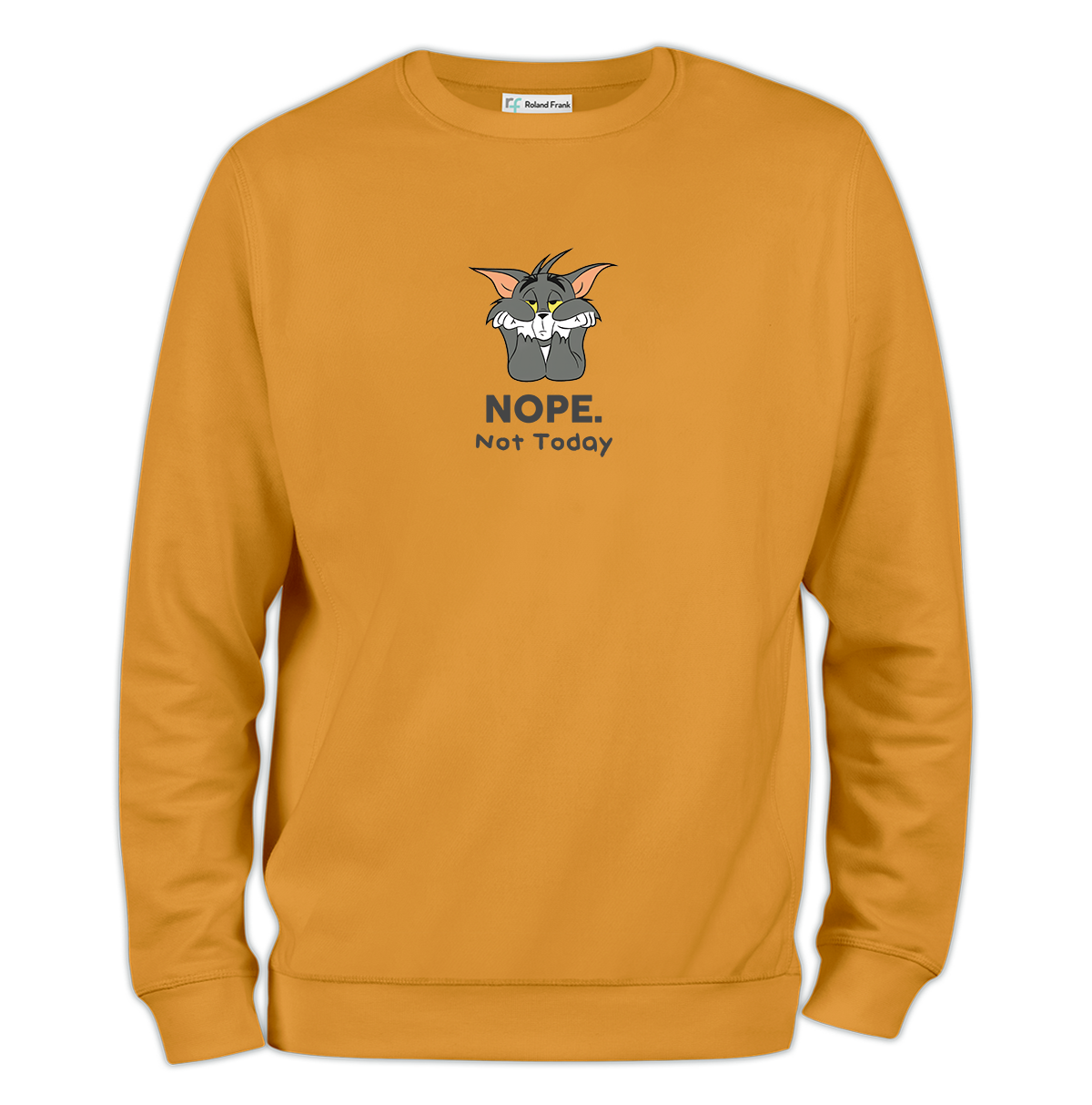 Nope Not Today Baskılı Regular Sweatshirt