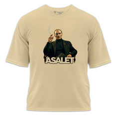 Asalet Baskılı Oversize Tişört