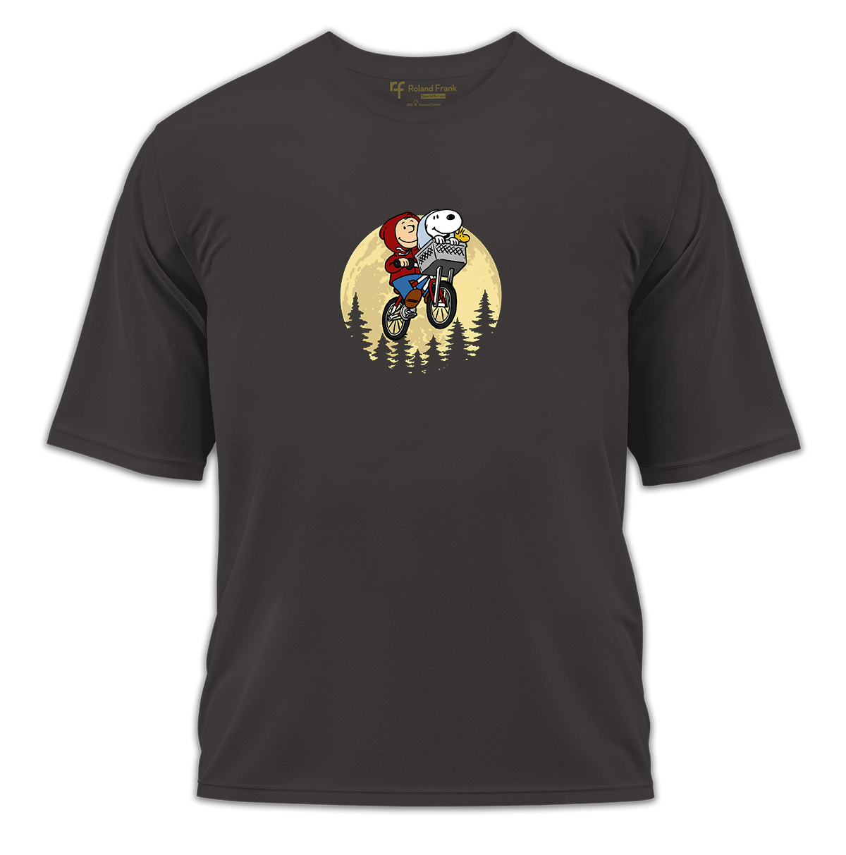 E.T. Snoopy Baskılı Oversize Tişört