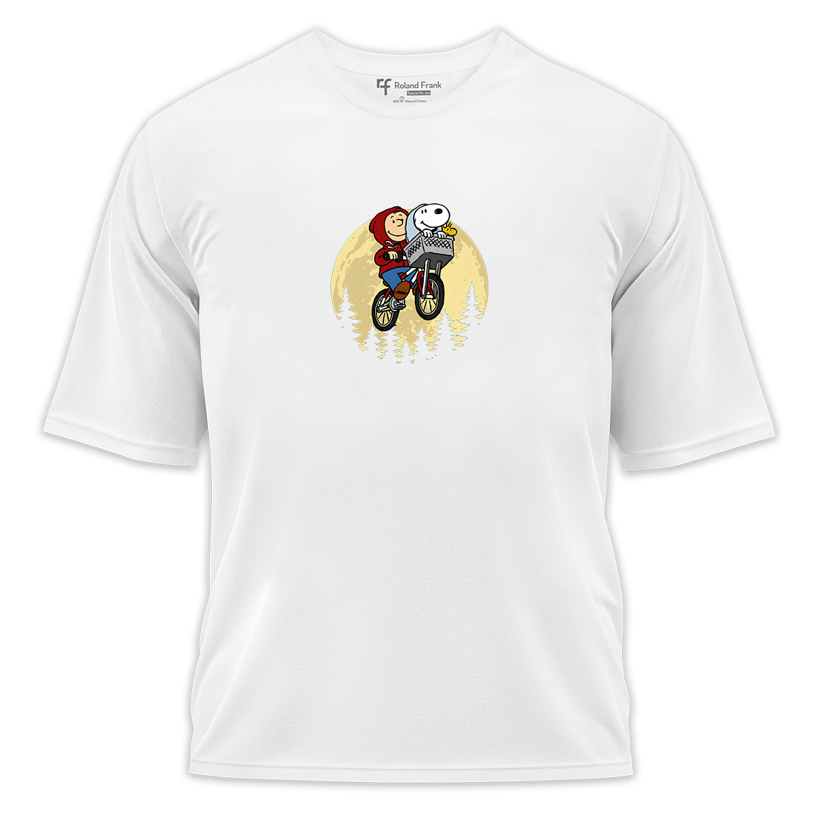 E.T. Snoopy Baskılı Oversize Tişört