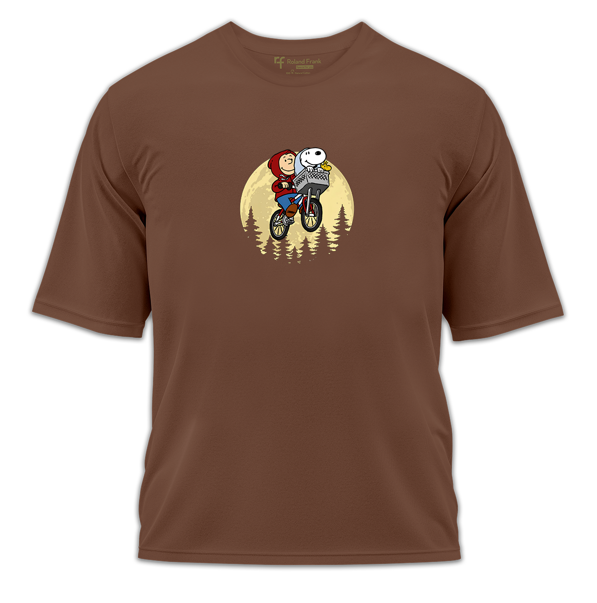 E.T. Snoopy Baskılı Oversize Tişört