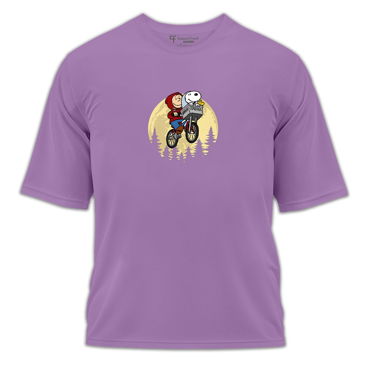 E.T. Snoopy Baskılı Oversize Tişört