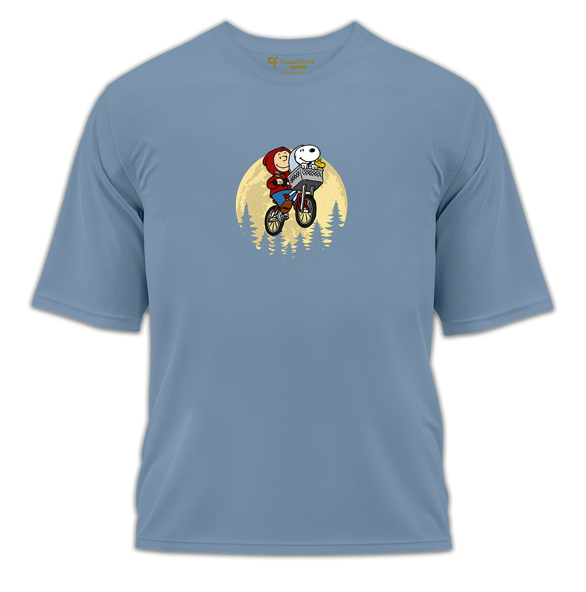 E.T. Snoopy Baskılı Oversize Tişört