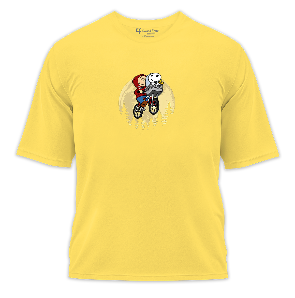 E.T. Snoopy Baskılı Oversize Tişört