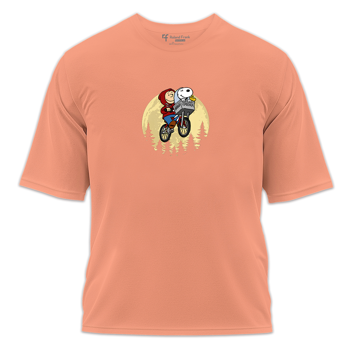 E.T. Snoopy Baskılı Oversize Tişört