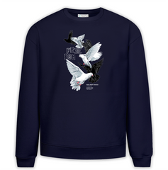 Freedom Baskılı Premium Oversize Sweatshirt