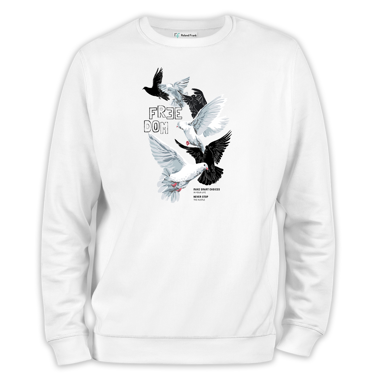 Freedom Baskılı Regular Sweatshirt