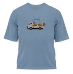 Holiday Baskılı Oversize Tişört