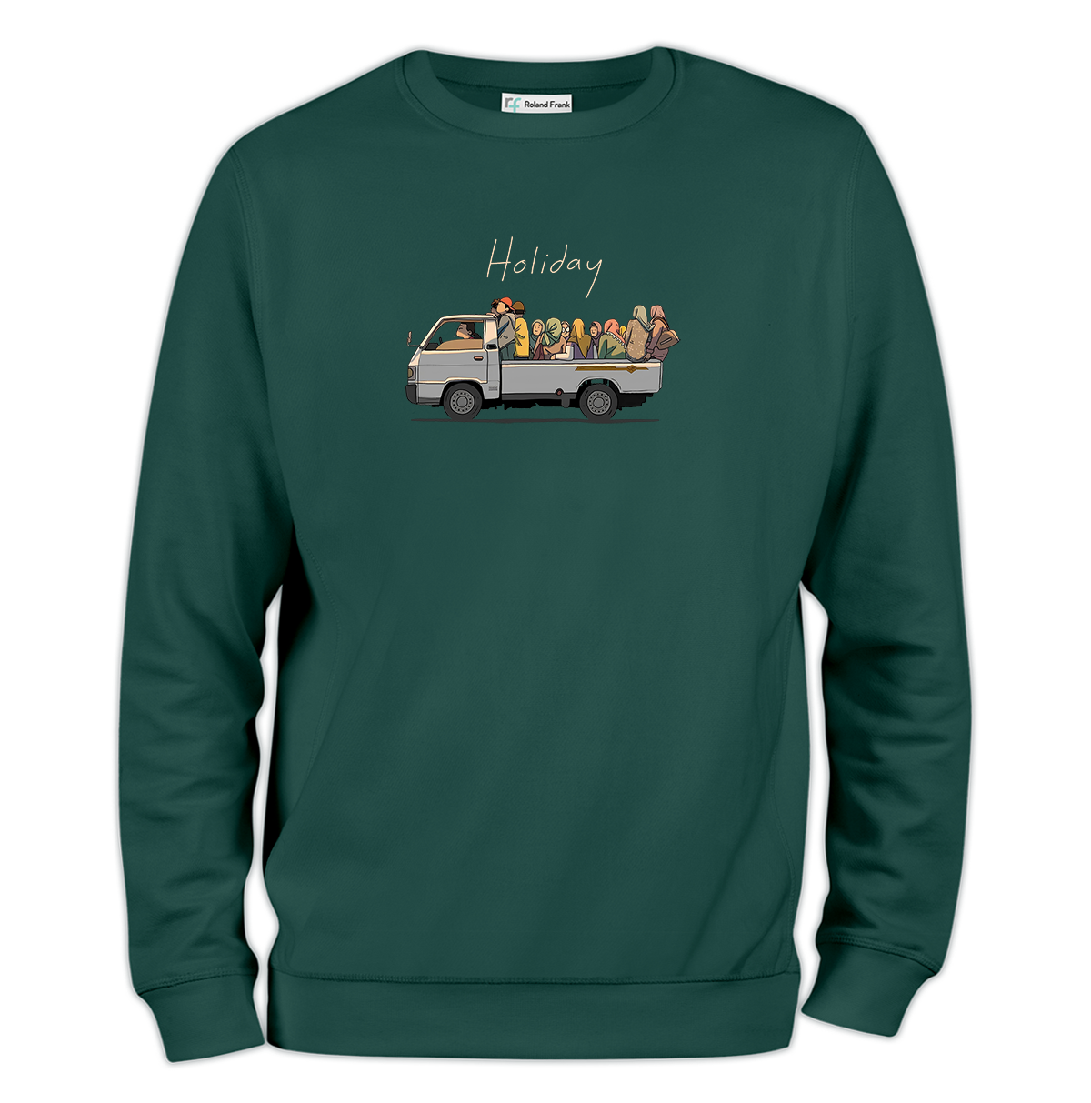 Holiday Baskılı Regular Sweatshirt