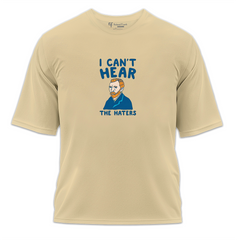 I Can't Hear Baskılı Oversize Tişört