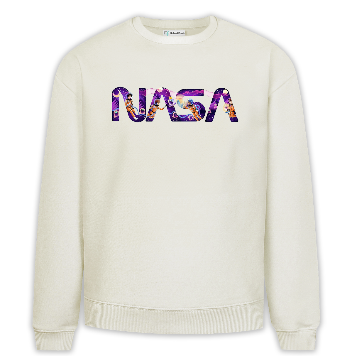 Nasa Baskılı Premium Oversize Sweatshirt