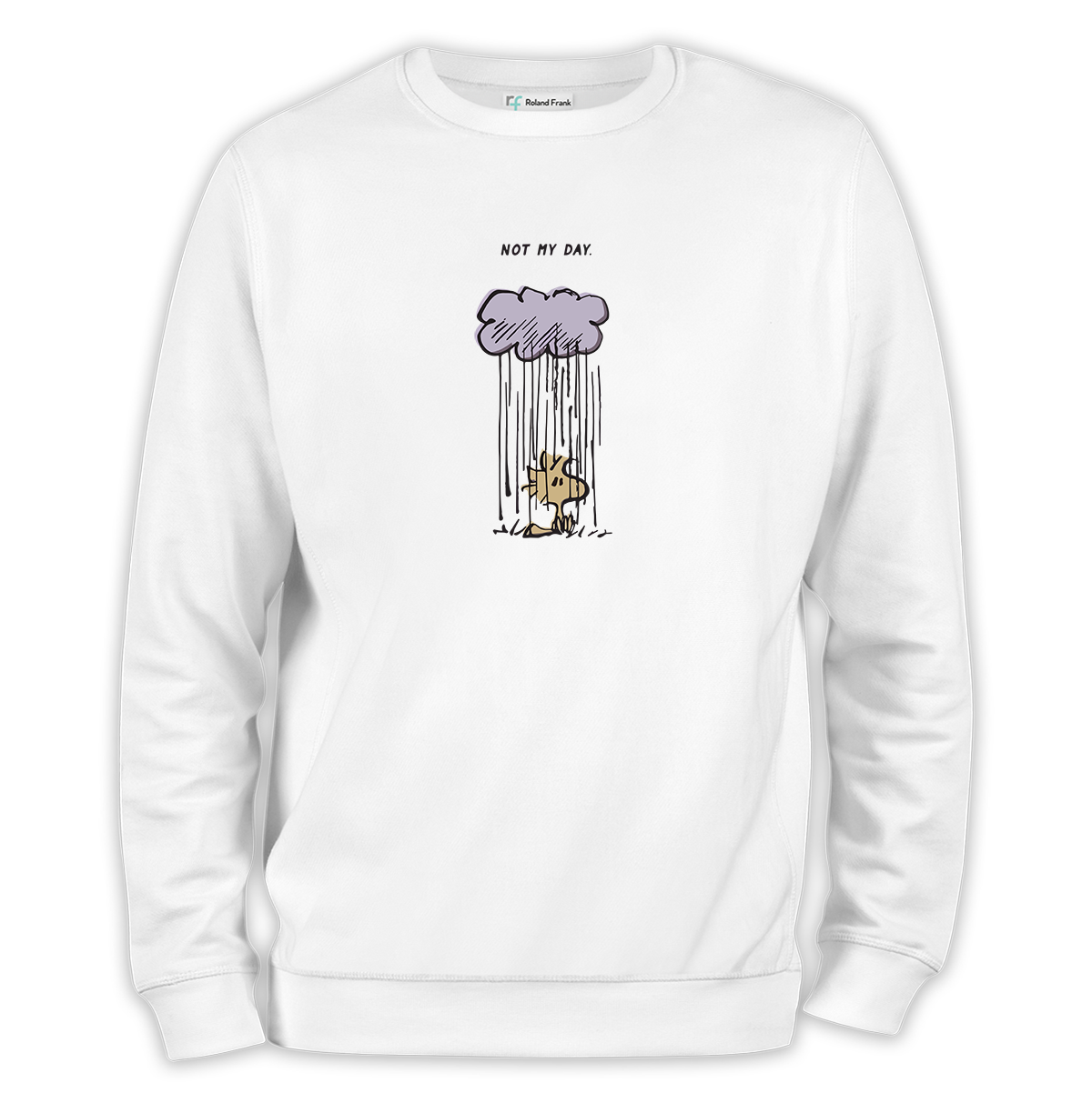 Not My Day Baskılı Regular Sweatshirt