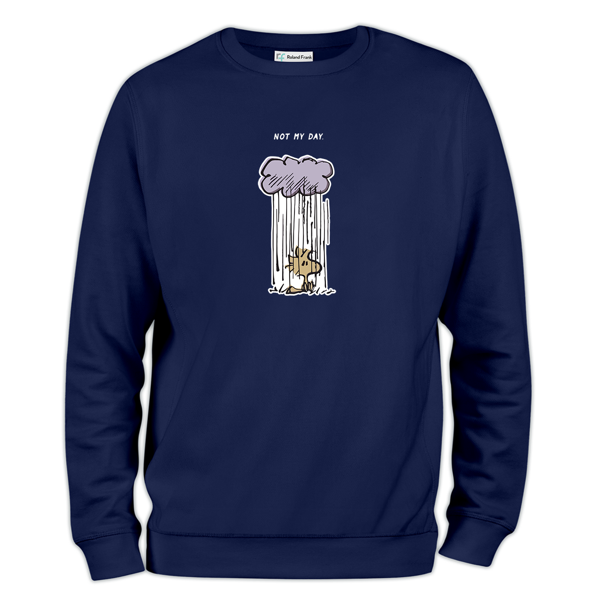 Not My Day Baskılı Regular Sweatshirt