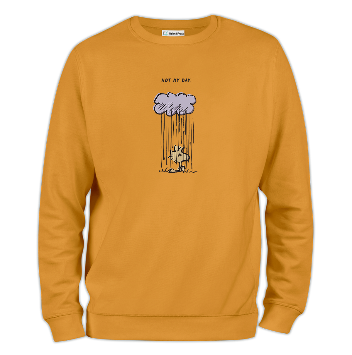 Not My Day Baskılı Regular Sweatshirt