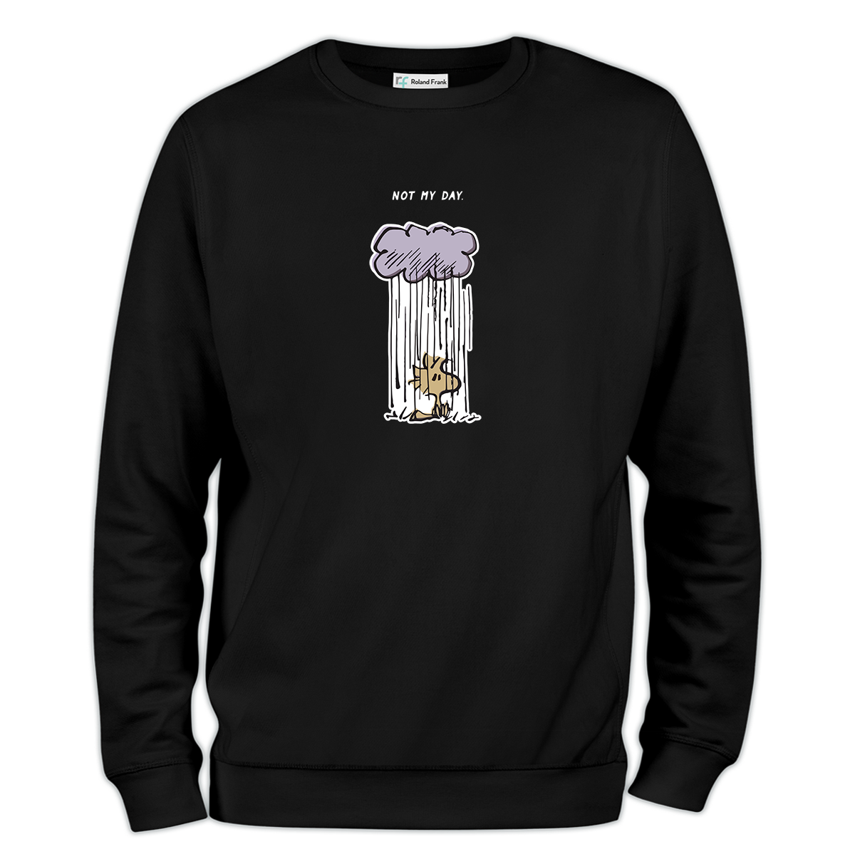 Not My Day Baskılı Regular Sweatshirt