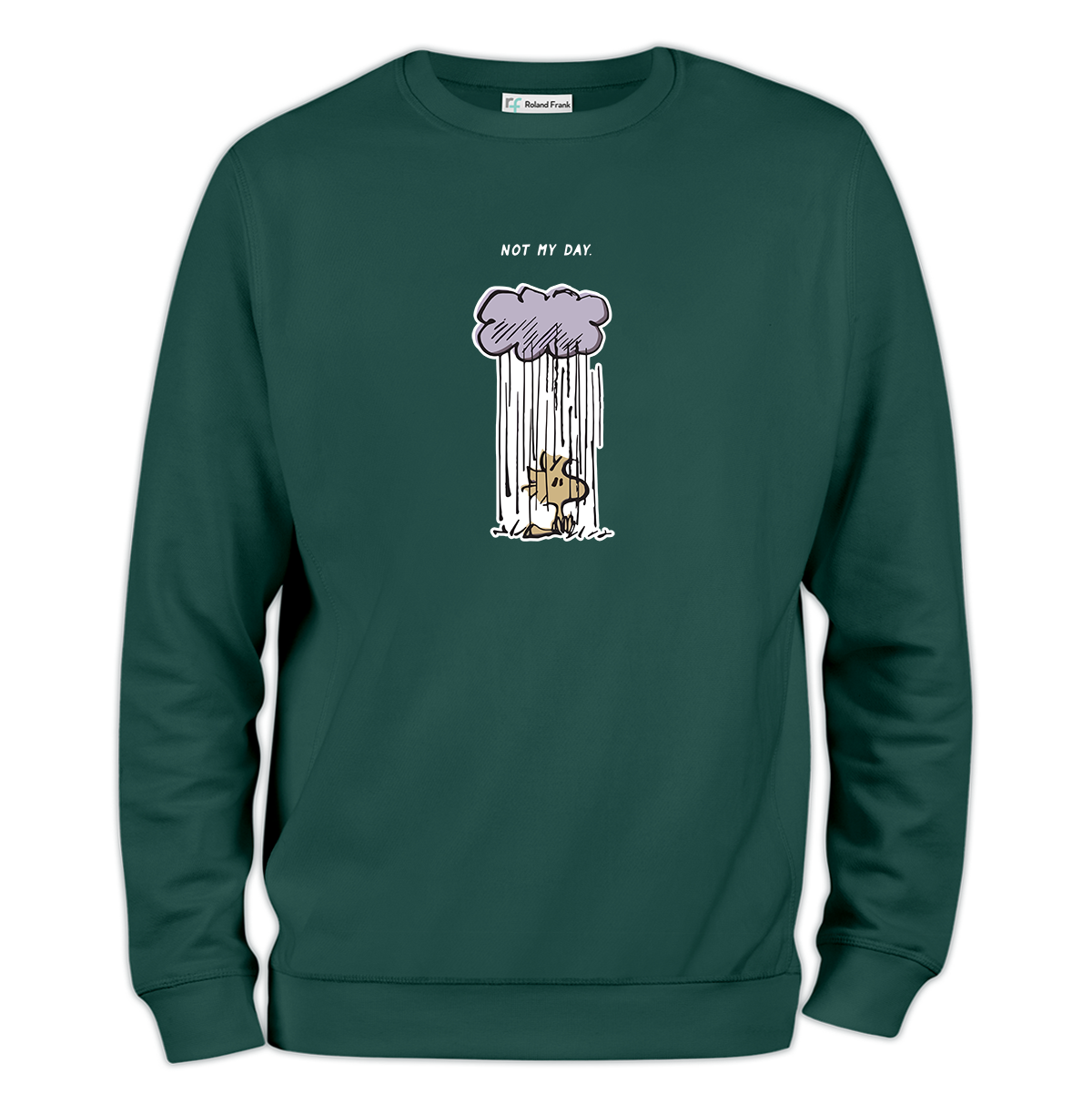 Not My Day Baskılı Regular Sweatshirt